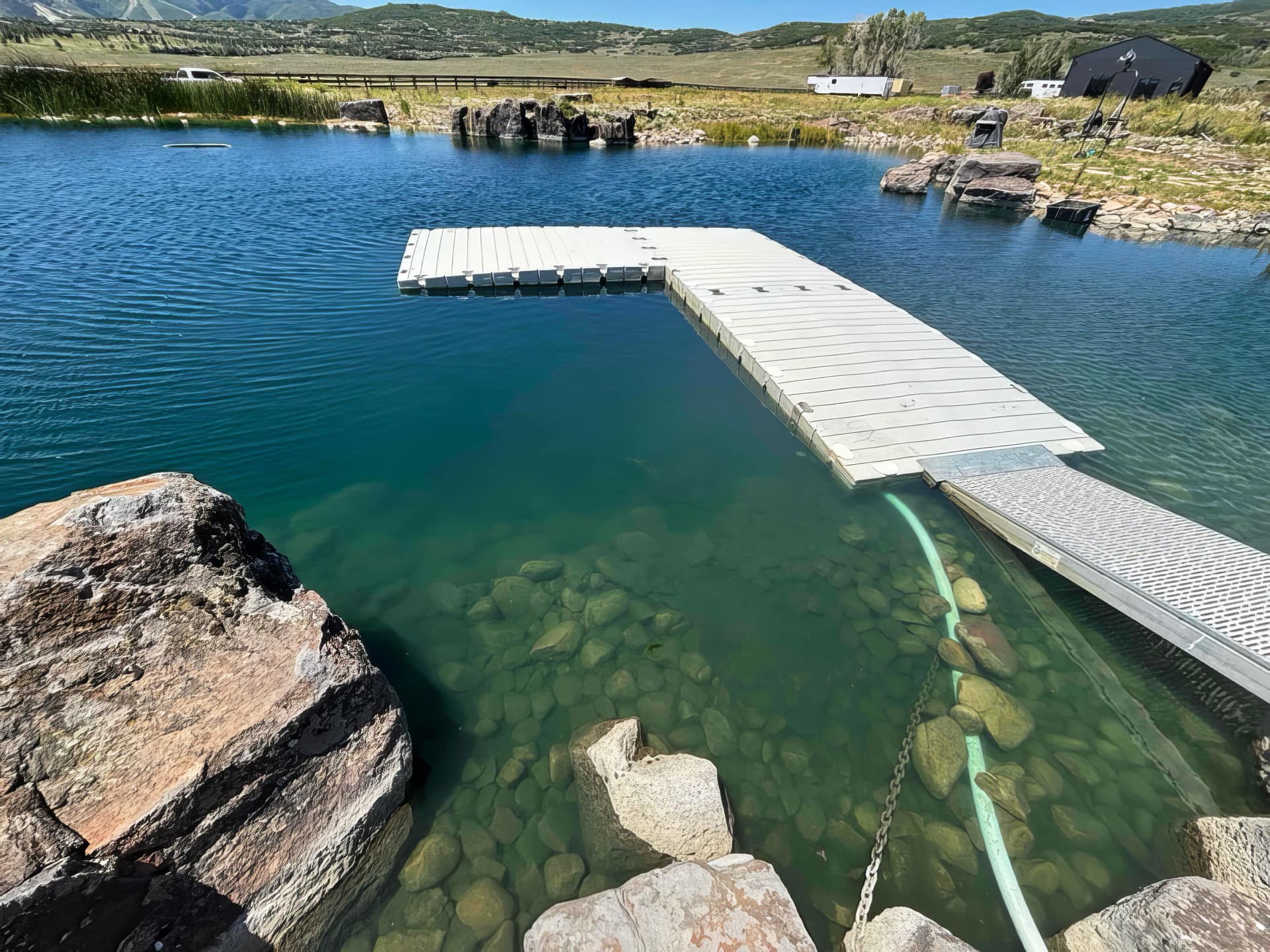 Professional koi pond